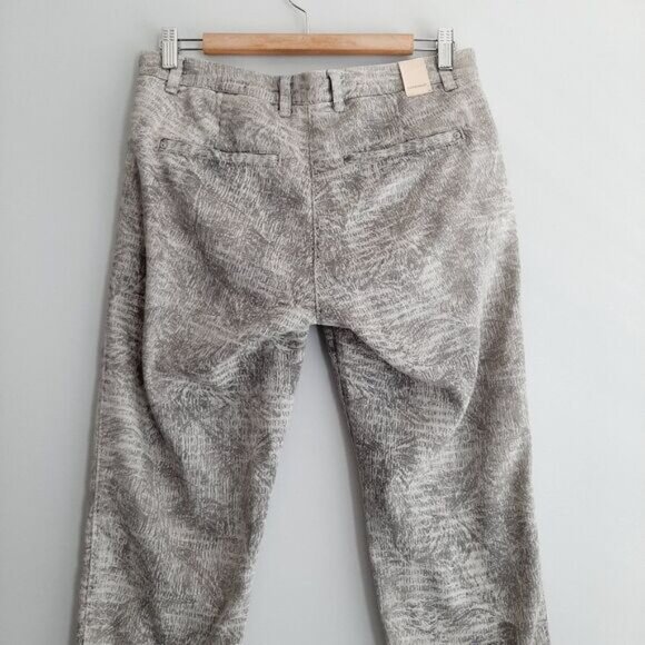 SANDWICH Oslo Slim Fit Pants Abstract Pattern Distressed Faded Sz M - Picture 7 of 13